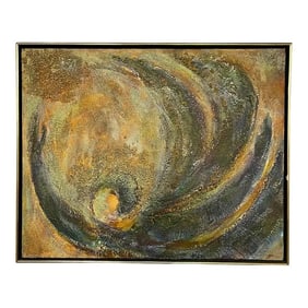 Radiant Pledge Abstract Expressionist Oil Painting by Frederick Terna