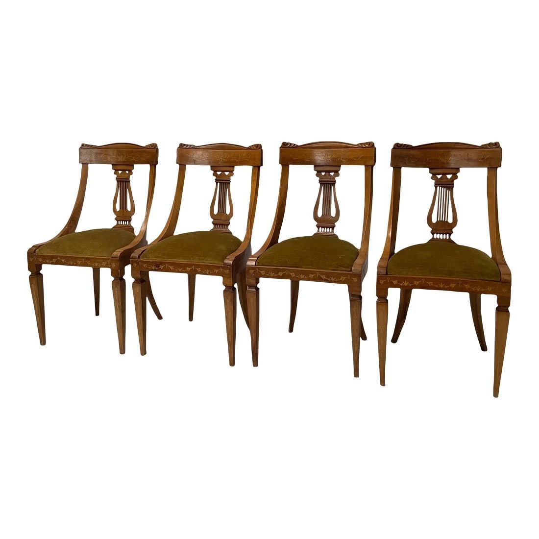 Early 19th Century Neoclassical Chairs- Set of 4 (1 of 12)