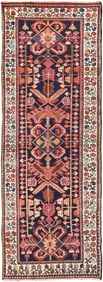 1950s Semi Vintage Hamedan Rug - 3"²9"³ × 10"²3"³