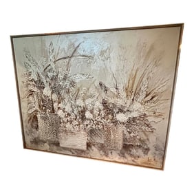 Large Framed Stephen Kaye Acrylic Painting