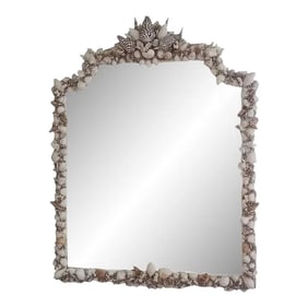 Handmade Natural Sea Shell Encrusted Wall Mirror