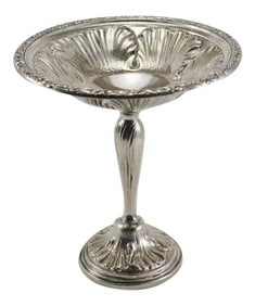Frank Whiting Sterling Silver Tiger Lily Compote