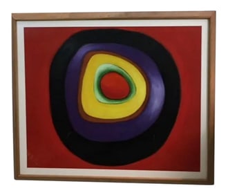 W. Hall "The Circle" Original Oil Signed Painting