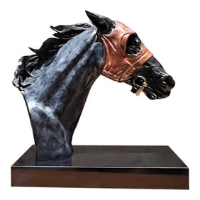Pam Foss Studio Gallery Bronze Racehorse Sculpture
