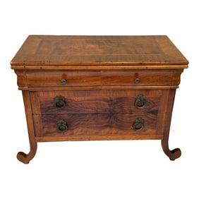 Late 20th Century Antique Italian Empire Style Jewelry Chest