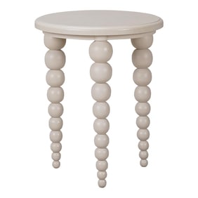 French Country Beaded Leg Side Table