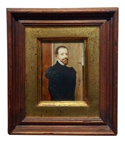 Ida Calzolari Portrait of a 16th Century Spanish Aristocratic Man- Original Painting