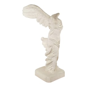 Large Plaster Casting of Winged Victory, France Circa 1890