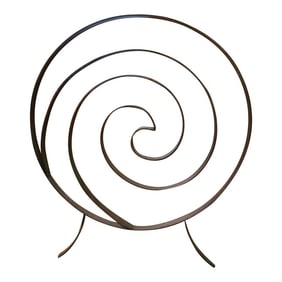 Vintage Heavy Wrought Iron & Metal Sculpture