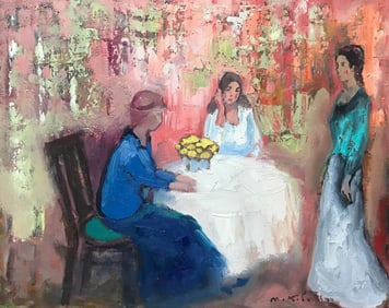 Original Oil Figurative Painting by Murat Kaboulov