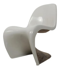 1959 Verner Panton Early Fiberglass S Chair for Herman Miller