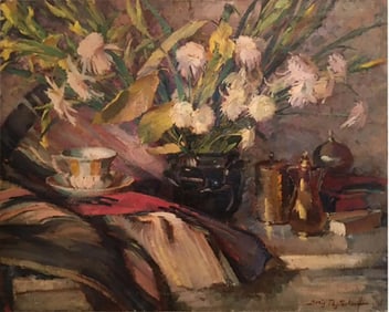 Boris Ivanovich Pastoukhoff 1936 Still Life Painting by Boris Pastoukhoff