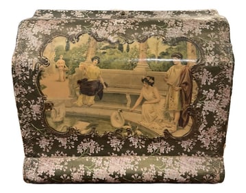 Antique Victorian Celluloid Dressing Table Box