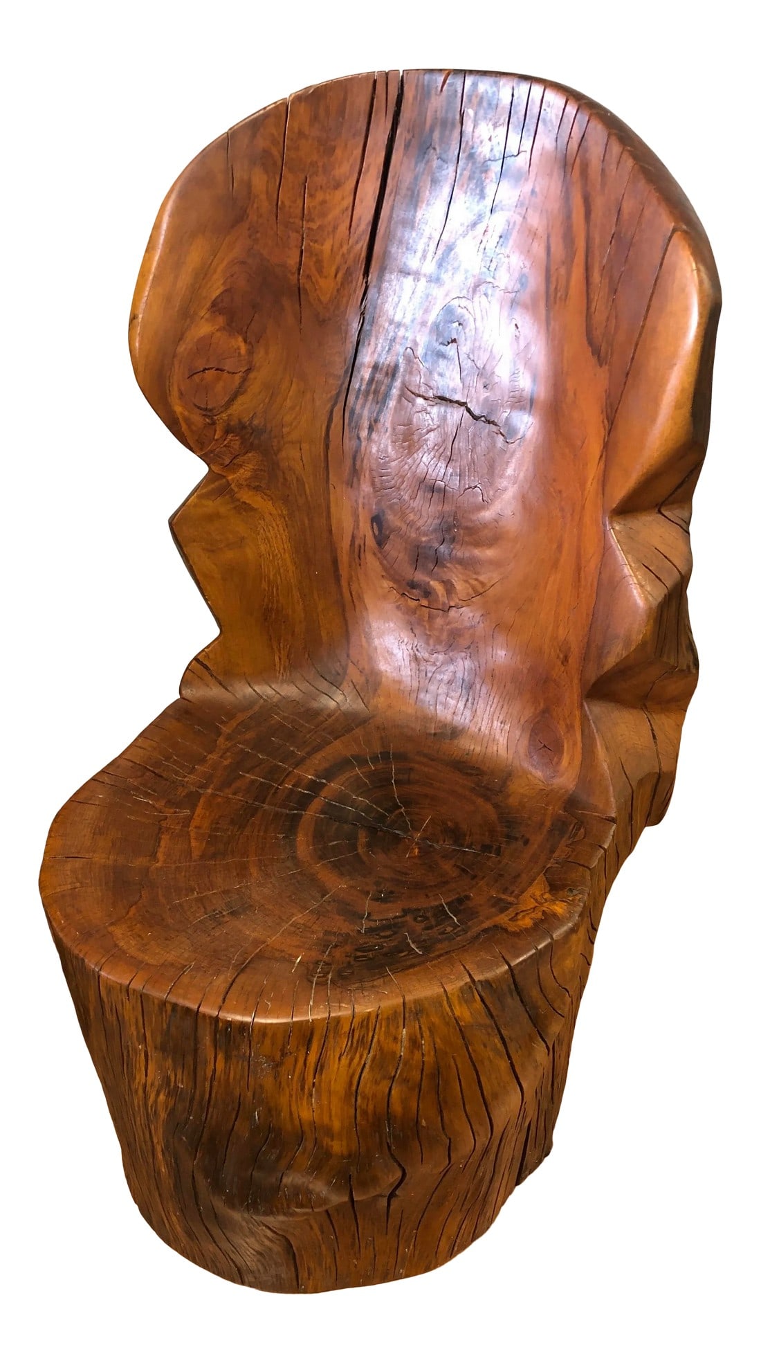 1980s Tree Trunk Handcrafted Chair (1 of 13)
