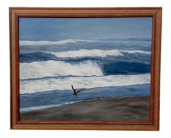 Seascape, Oil on Board