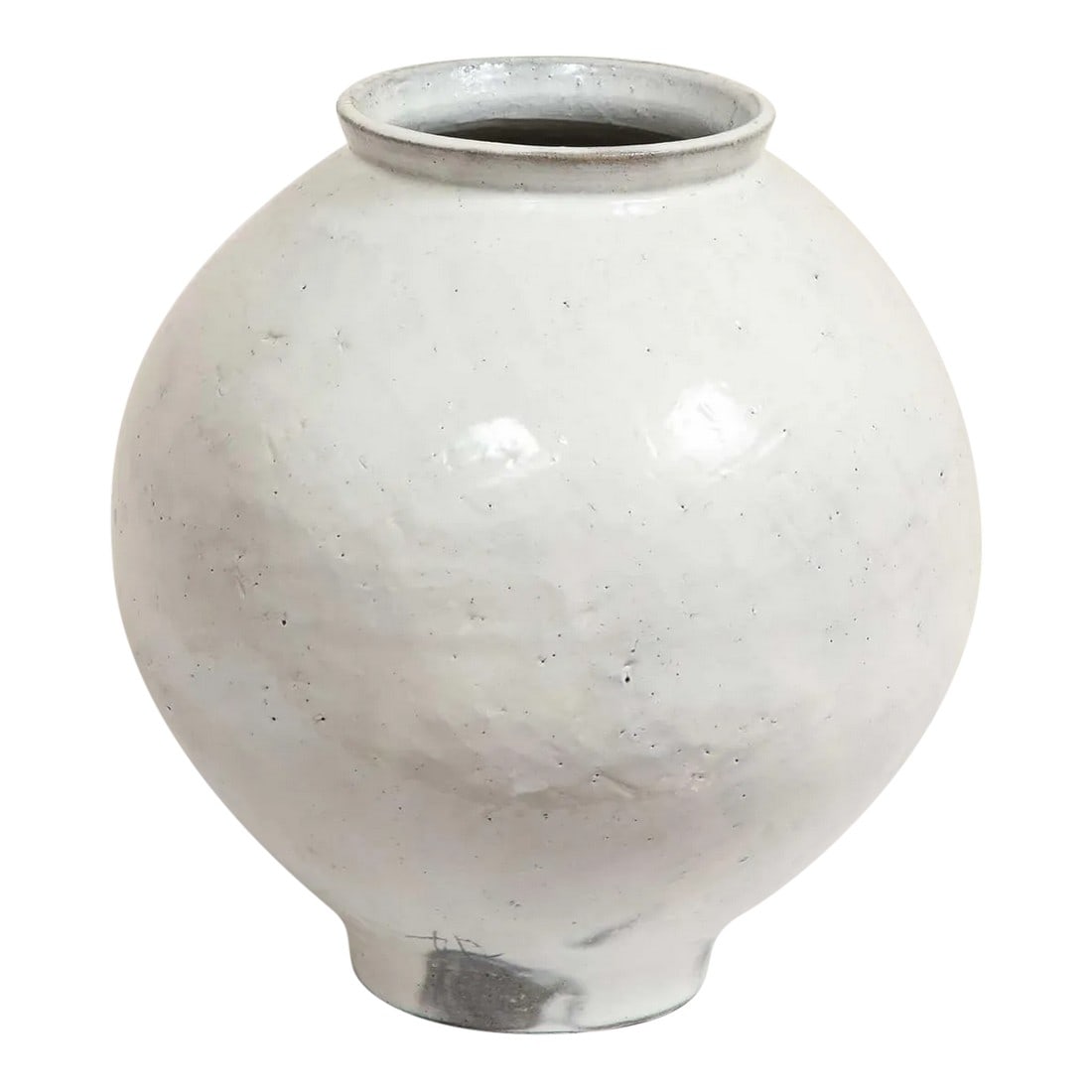 2021 "Moon Jar I" White, Hand Crafted Clay Vase by Sungwook Park (South Korea) (1 of 12)