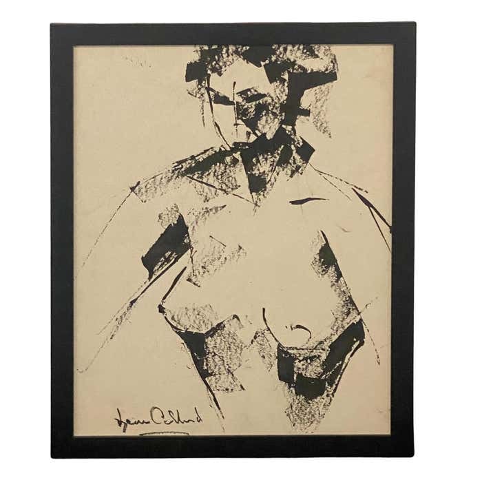 Figure Ink Drawing by Leon Collard (1 of 9)