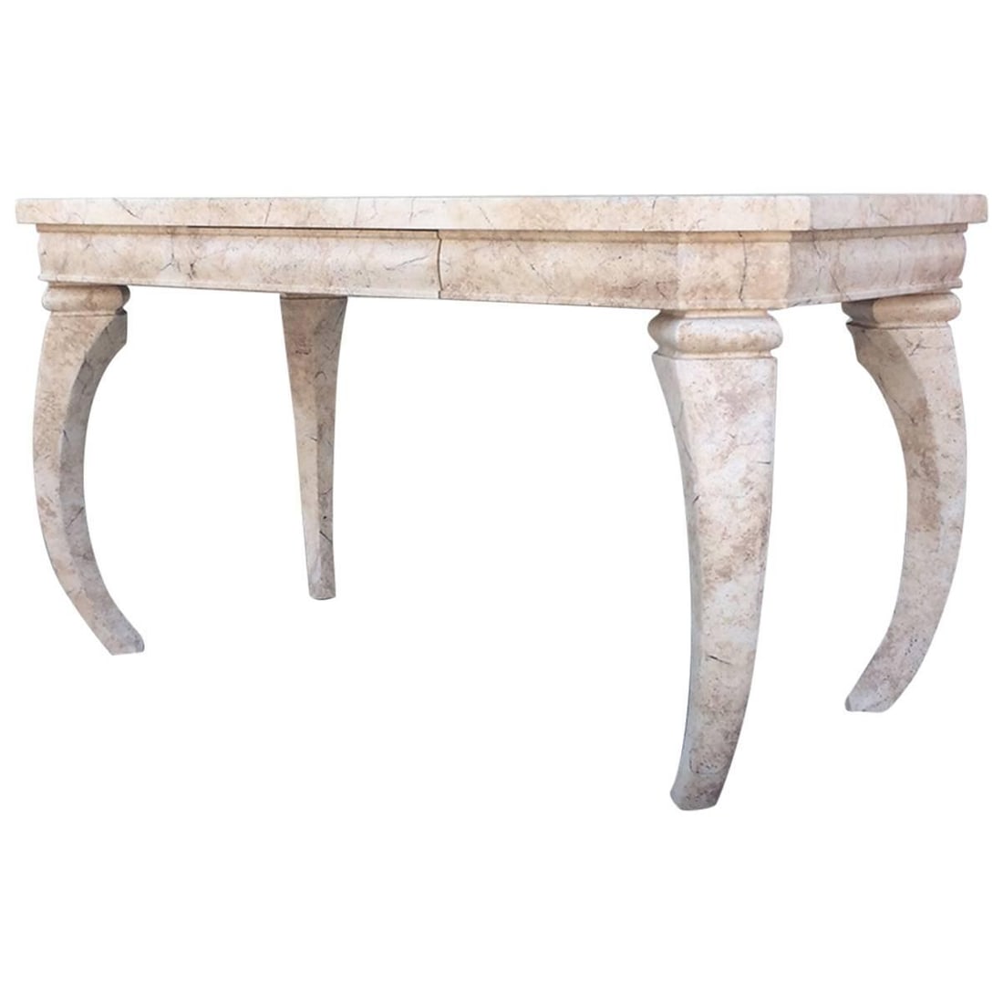 Hollywood Regency Hellenic design Faux Marble Desk (1 of 6)