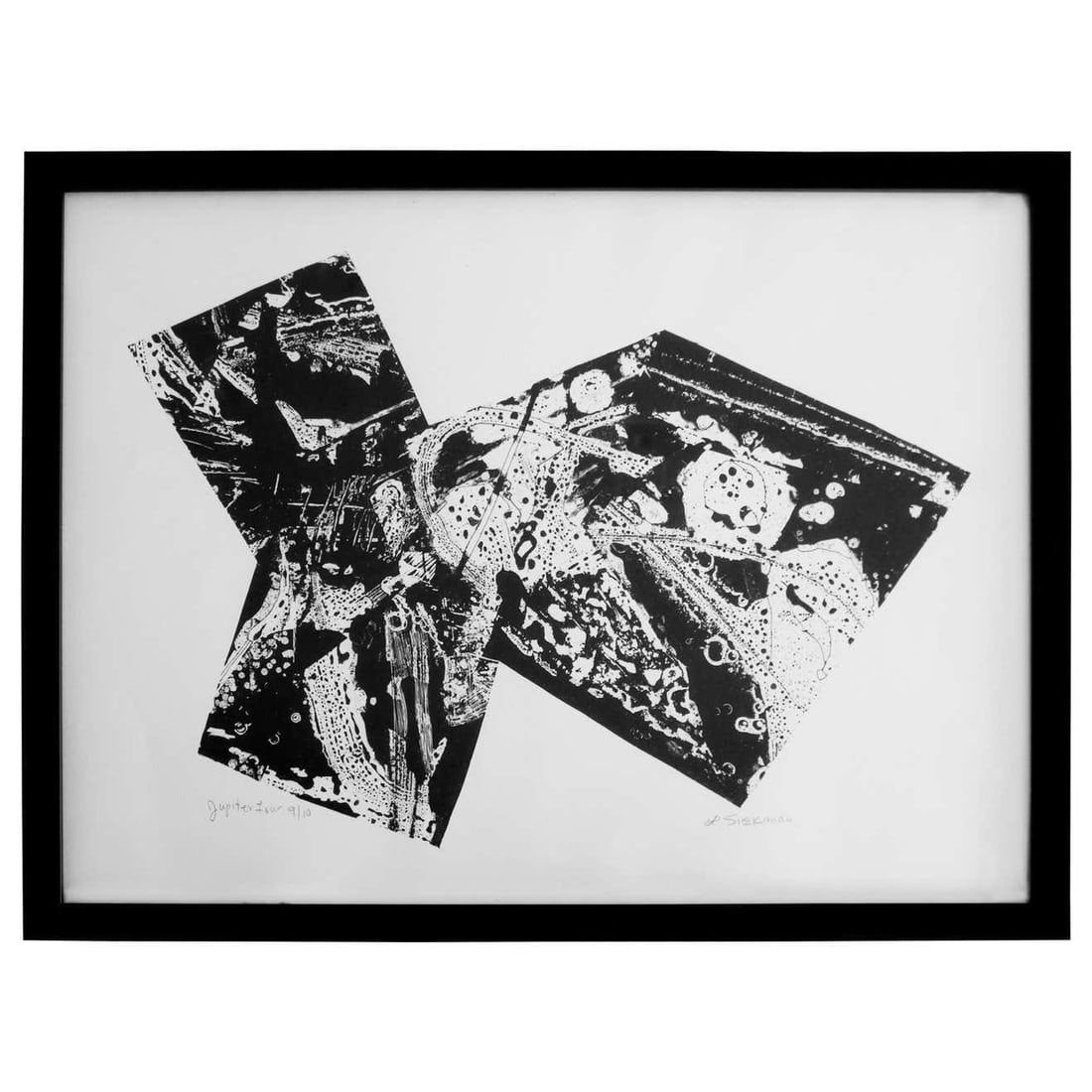 JUPITER FOUR 9/10 Black and White Lithograph by Louise Siekman (1 of 7)