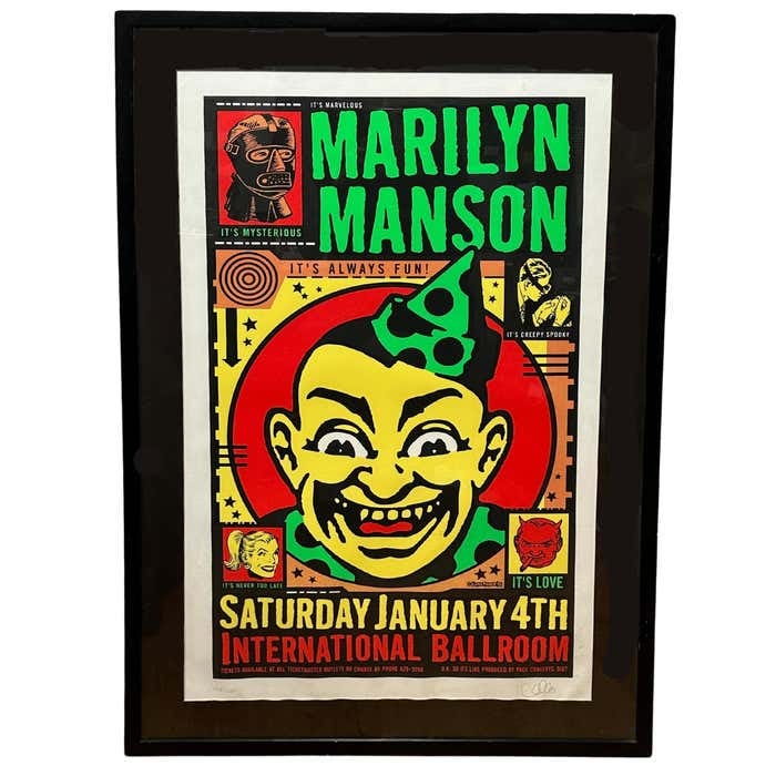 Marilyn Manson Punk Rock Concert Poster (1 of 8)