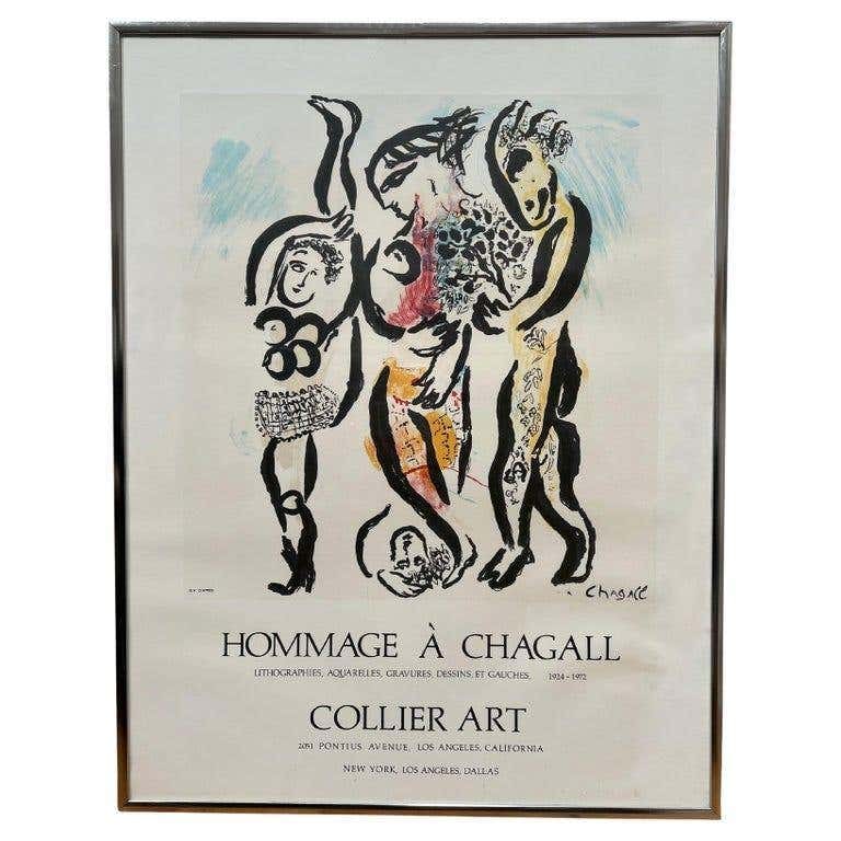 Original Marc Chagall Lithograph Exhibition Poster (1 of 5)