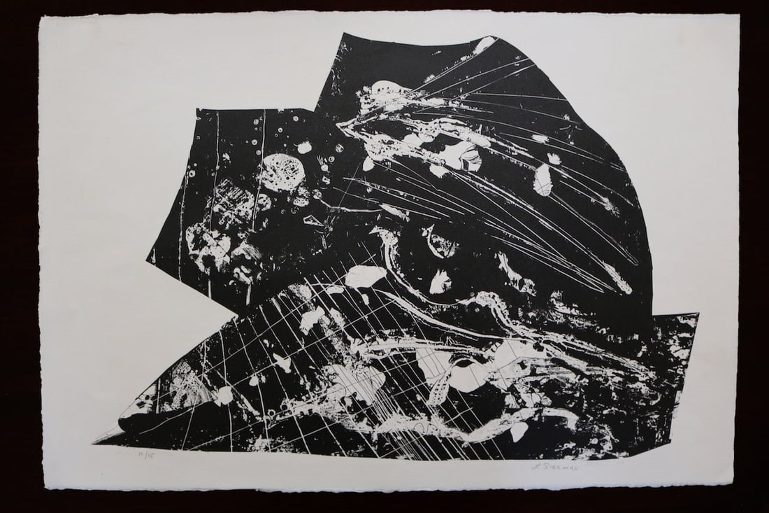 UNTITLED 11/15 Black and White Lithograph by Louise Siekman (1 of 10)