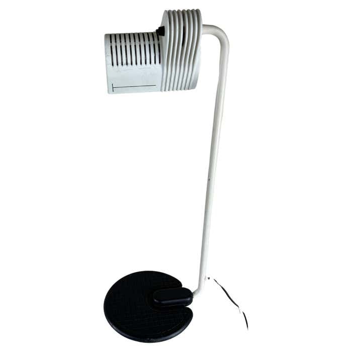 Vintage White Industrial Table Lamp by Guillermo Capdevila Abatte (1 of 6)