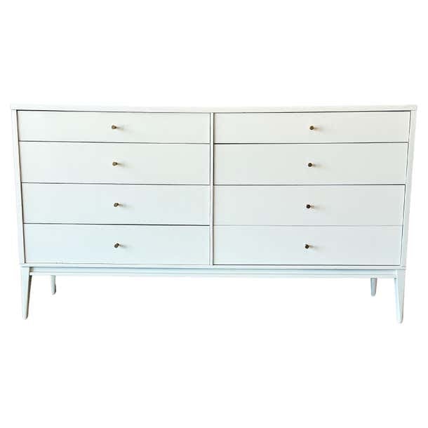 White Lacquered Paul McCobb Dresser (1 of 7)