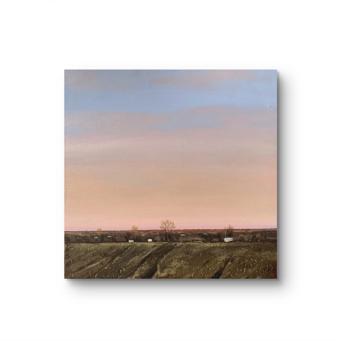 Title: Oil painting Field Ukrainian painter  Description: 03ShI  Painter: Ilona Sh. Size: 40x40 cm/ (1 of 11)