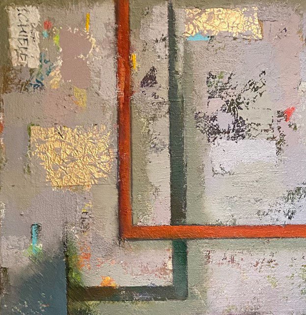 Title: Abstract Oil painting Viennese trinkets Oksana Kyrylenko Description: 124KOR Painter: (1 of 10)