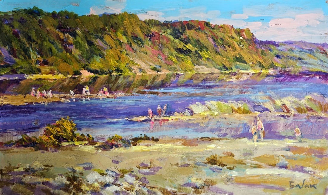 Title: Acrylic painting day off Vyacheslav Petrovich Babac Description: 407BA Painter: (1 of 10)