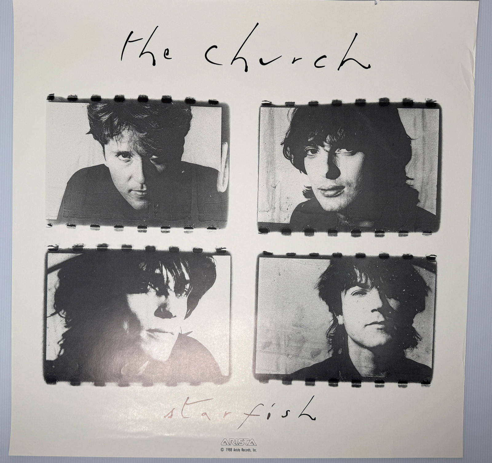 THE CHURCH - SET OF POSTERS: Title: THE CHURCH - SET OF POSTERS Description: THE CHURCH - SET OF RECORD STORE POSTERS NOT AVAILABLE TO THE PUBLIC. STARFISH (1988) ABOUT 20 X 20. AND - LET THERE BE CHURCH SOLO ALBUMS. ABOUT 24 X 3