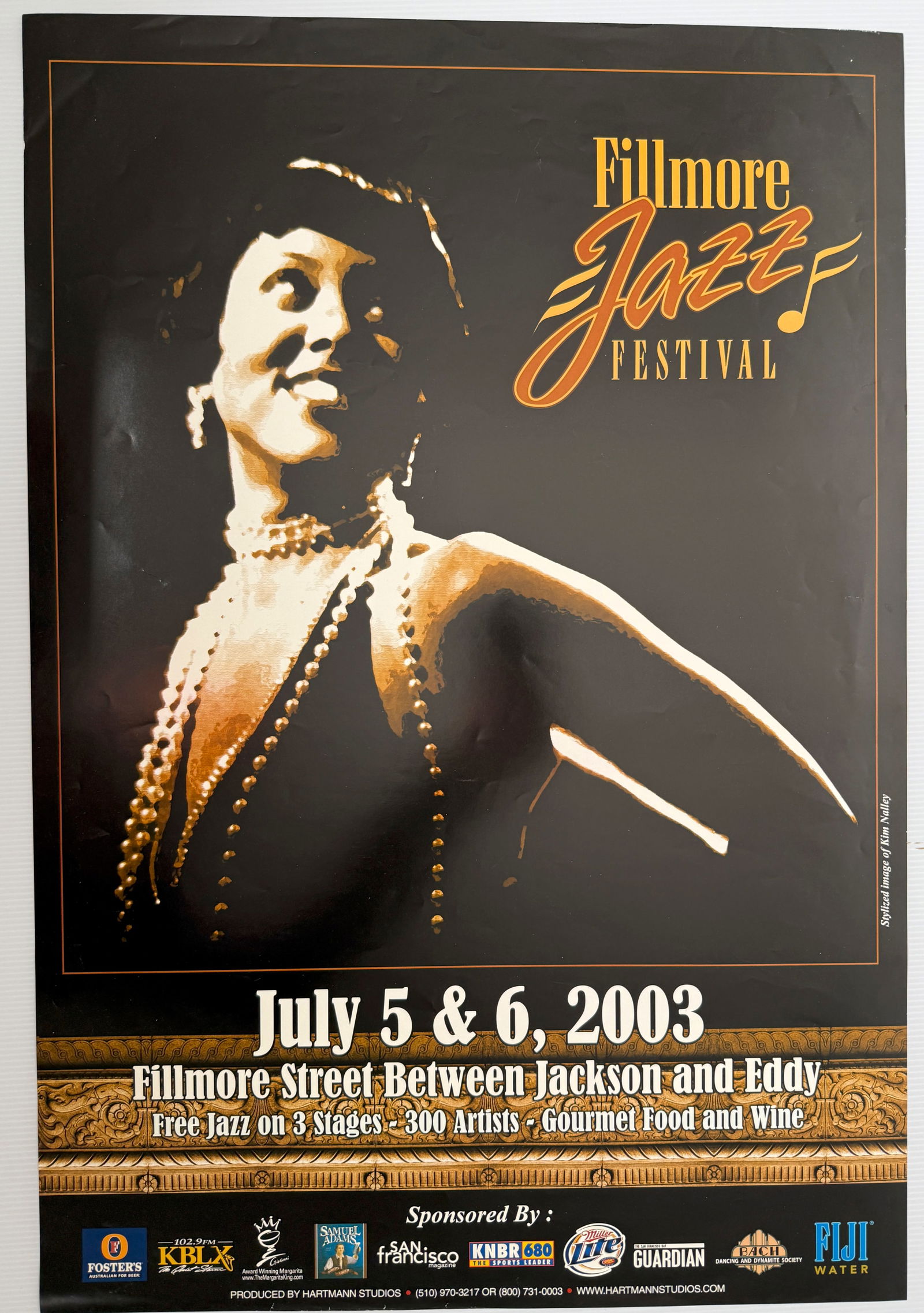 2003 FILLMORE JAZZ FESTIVAL: Title: 2003 FILLMORE JAZZ FESTIVAL Description: 2003 FILLMORE JAZZ FESTIVAL - ABOUT 14 X 20 Reserve: $5.00 Shipping: Domestic: Flat-rate of $12.00 to anywhere within the contiguous U.S. International: