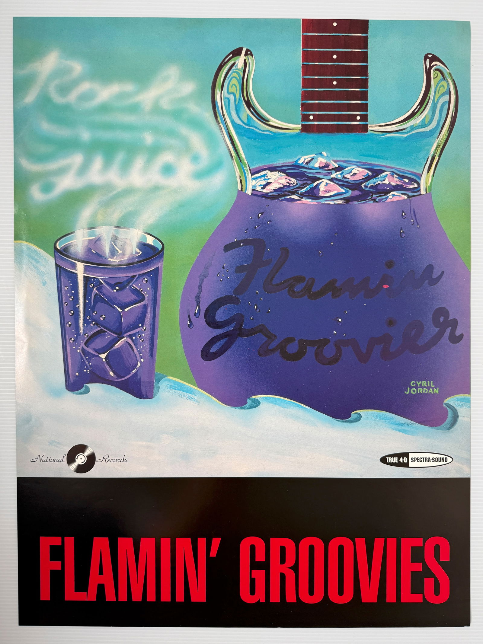 THE FLAMIN' GROOVIES ROCK JUICE RECORD STORE PROMO (1 of 1)