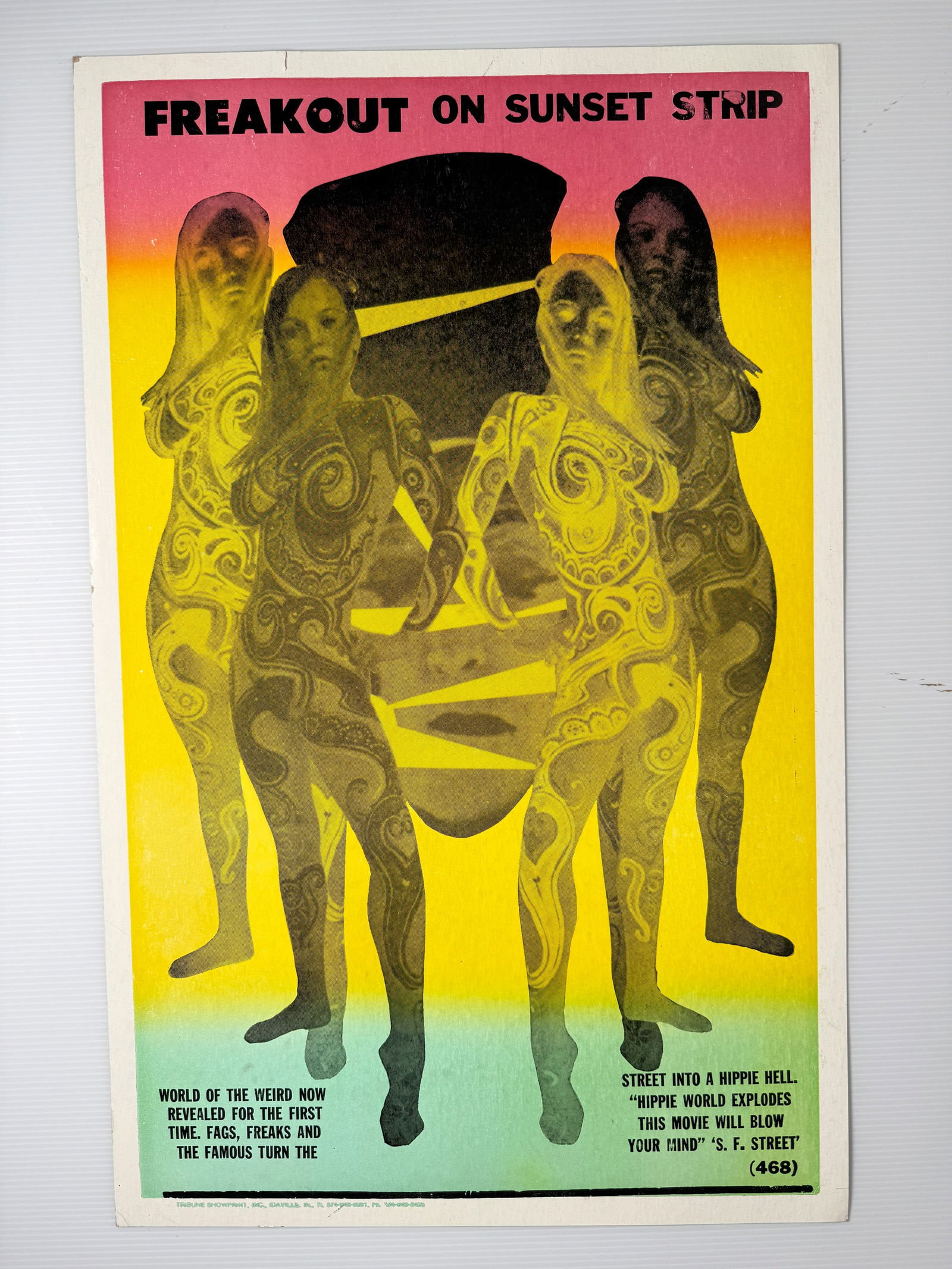 FREAKOUT ON SUNSET STRIP - TRIBUNE SHOWPRINT (1 of 1)