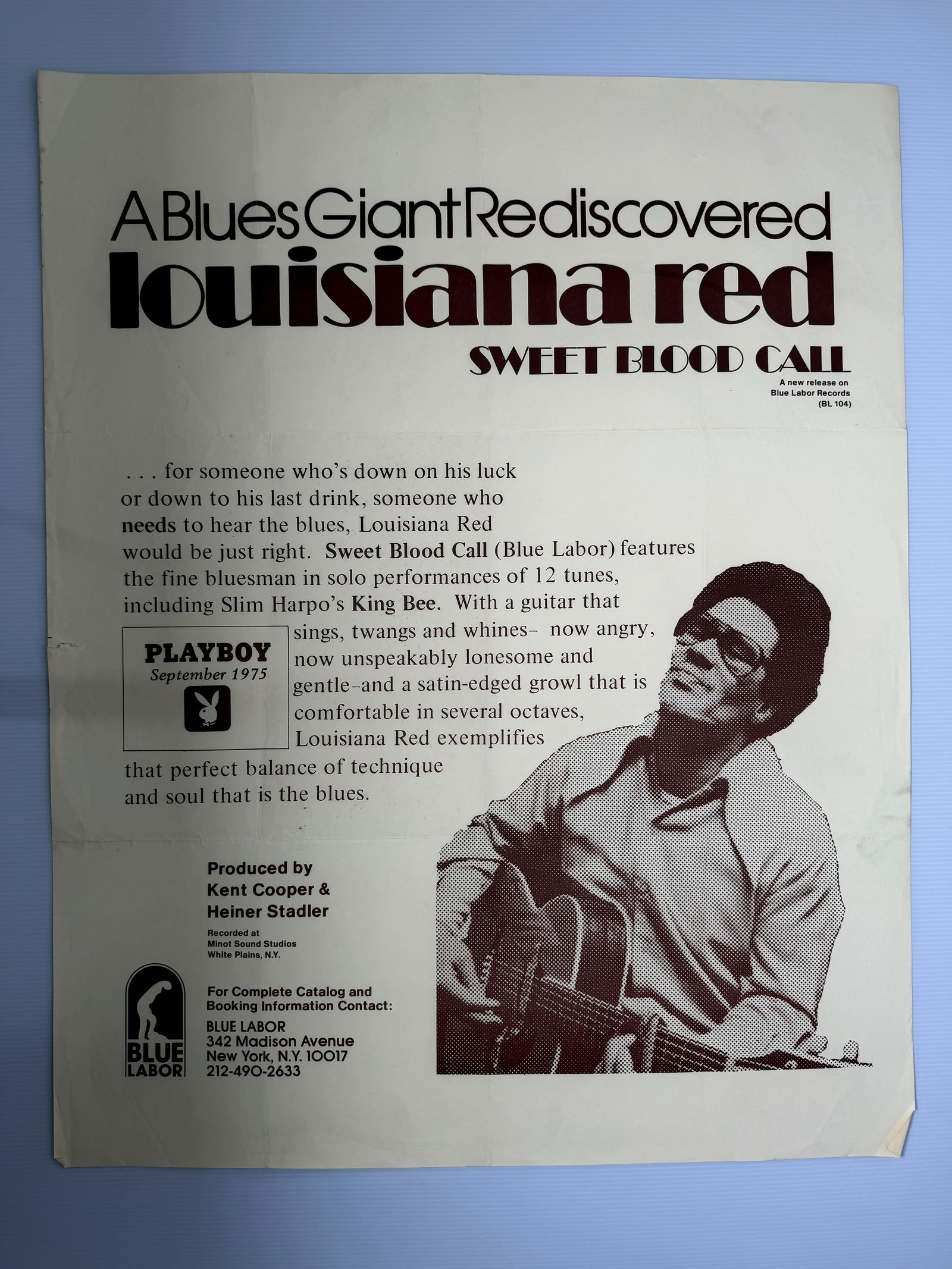 LOUISIANA RED RECORD STORE PROMO (1 of 1)