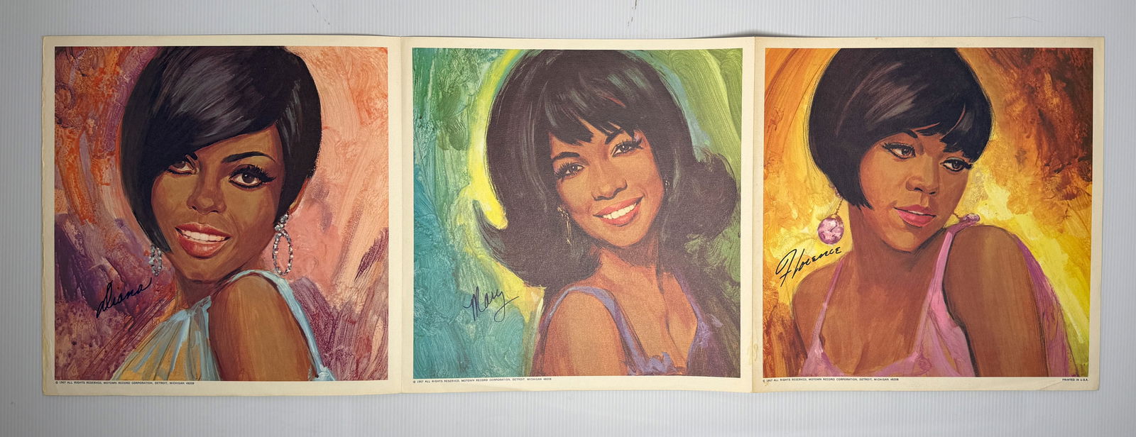 1967 DIANA ROSS AND THE SUPREMES ALBUM INSERT (1 of 1)