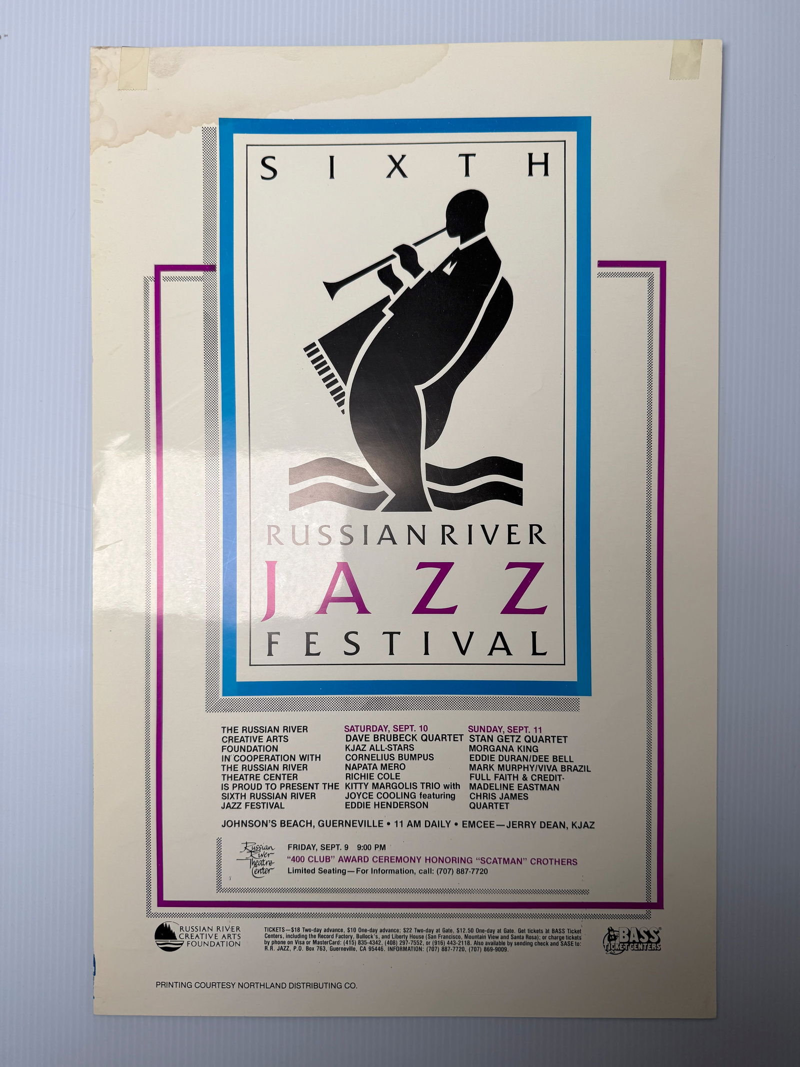 THE 6TH RUSSIAN RIVER JAZZ FESTIVAL - DAVE BRUBECK & STAN GETZ (1 of 1)