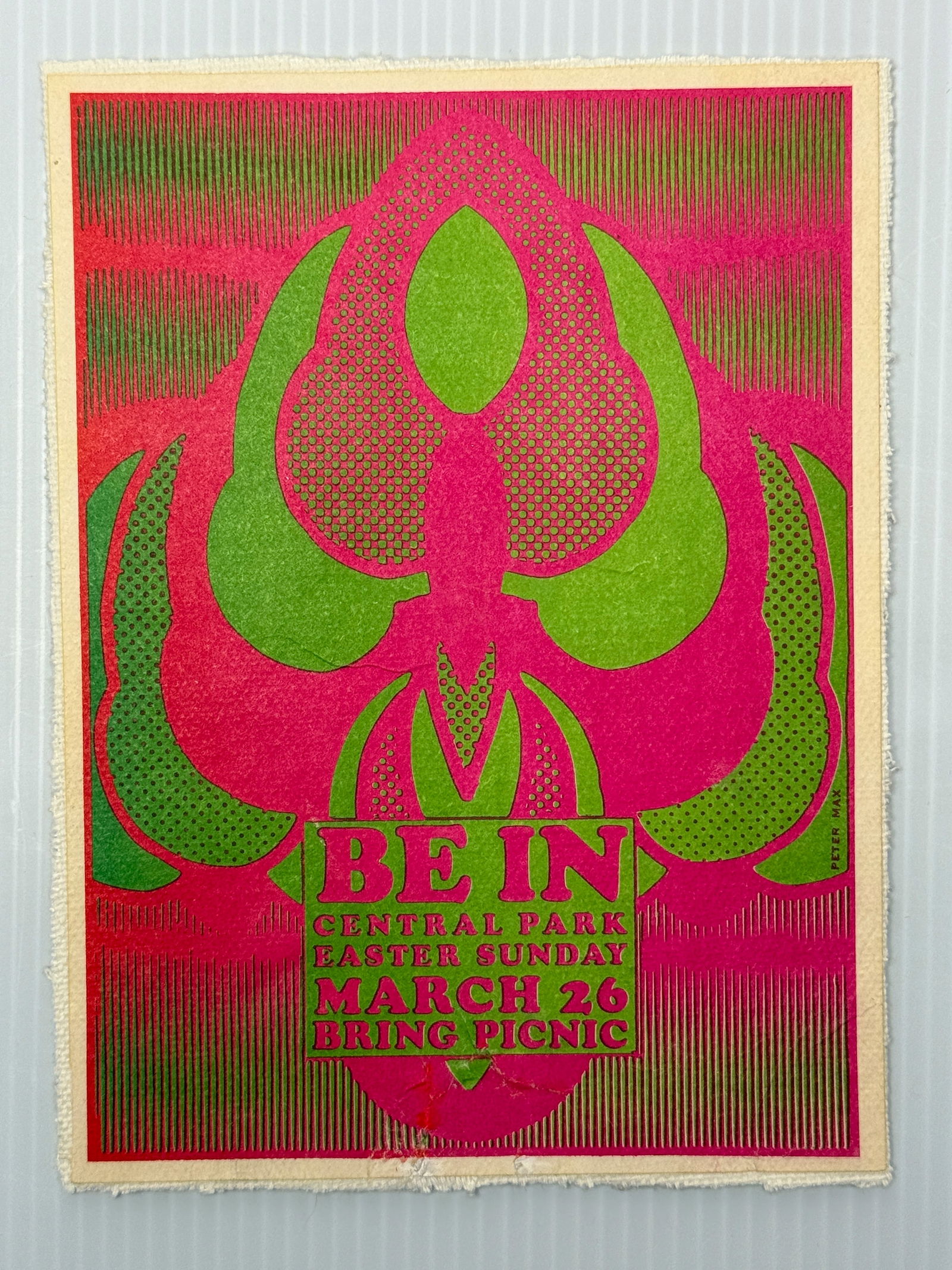 RARE - NEW YORK BE IN HANDBILL (1 of 1)