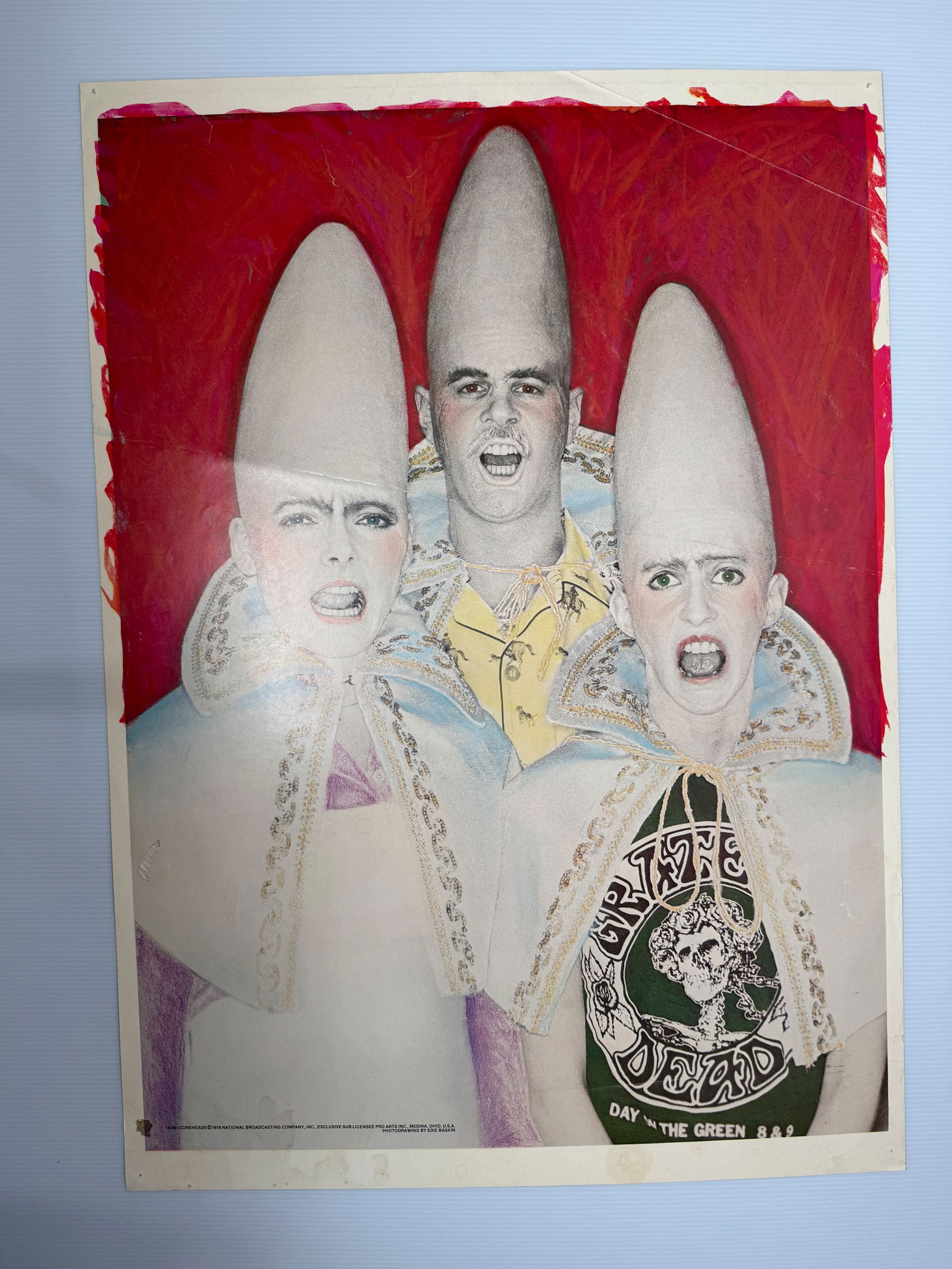 THE CONEHEADS POSTER SNL: Title: THE CONEHEADS POSTER SNL Description: THE CONEHEADS POSTER SNL ABOUT 24 X 36 Reserve: $5.00 Shipping: Domestic: Flat-rate of $12.00 to anywhere within the contiguous U.S. International: Foreign