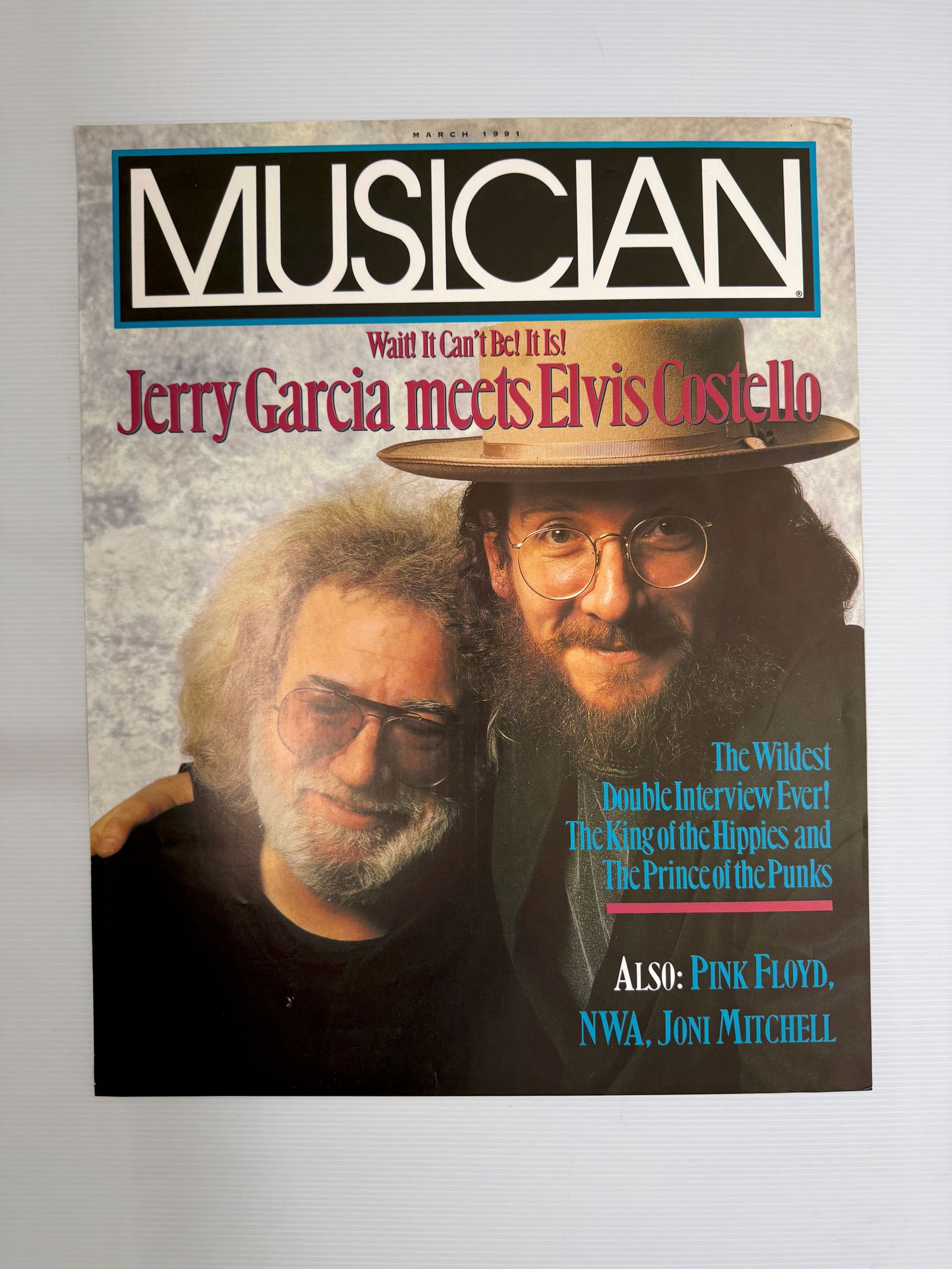 MUSICIAN MAGAZINE POSTER WITH JERRY GARCIA (1 of 1)