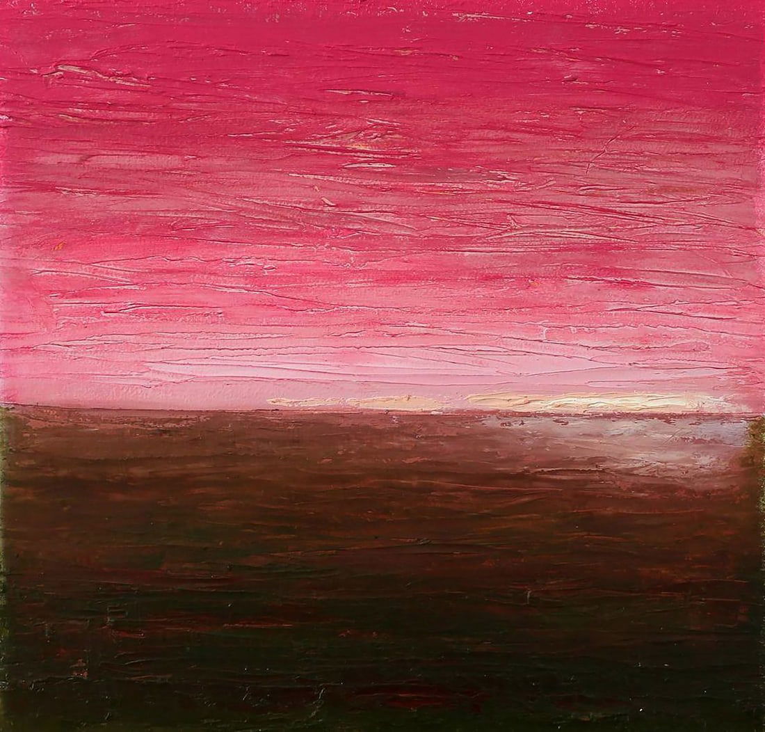 Oil painting Pink Horizon Andriy Klishyn (1 of 7)