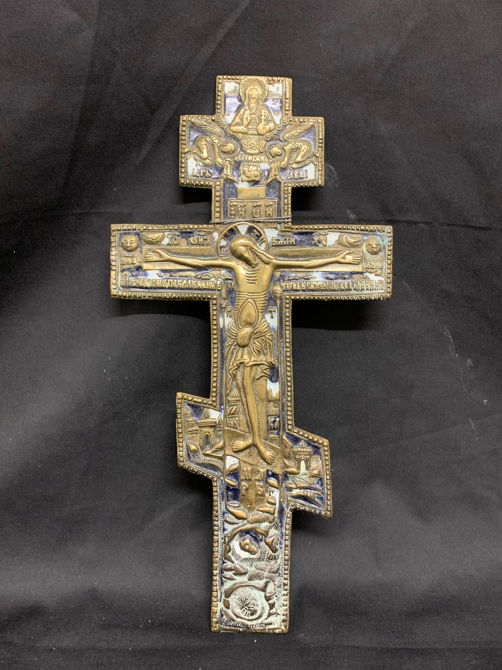 Russian Orthodox Bronze Cross Icon (1 of 10)