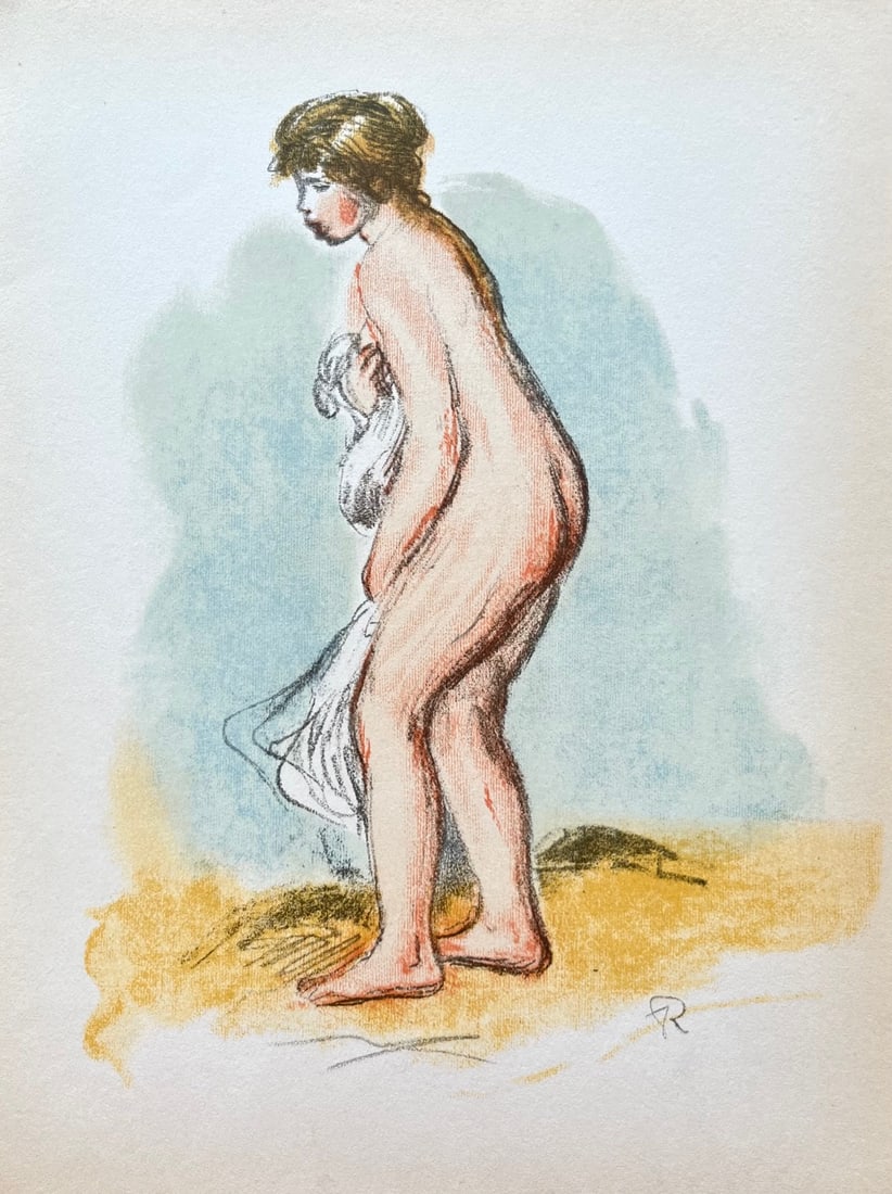 Pierre-Auguste Renoir Lithograph 3 Beigneuse Debout (1 of 1)