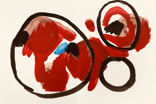 Tal Coat Lithograph DM06153d Derriere le Miroir 1962 (1 of 1)