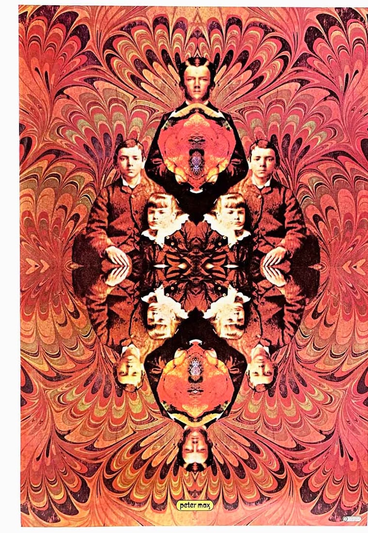 Peter Max Pop Art Poster 13 Siblings 1970: Title: Peter Max Pop Art Poster 13 Siblings 1970 Artist: Peter Max, Posters, Varieties Description: Artist: Peter Max Country: Germany / USA Title: Siblings Medium: Offset Paper Size: 16.50 x 11 inche