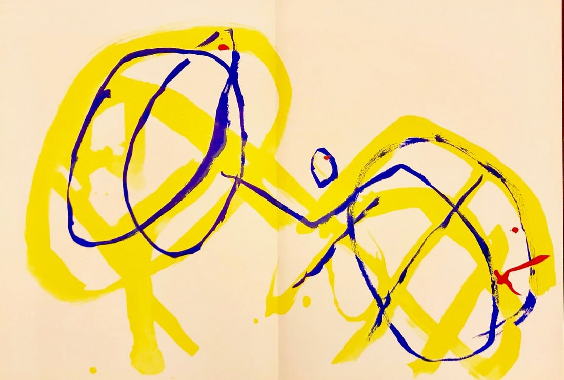 Tal-Coat Original Lithograph DM04131d Derriere le Miroir 1962 (1 of 1)