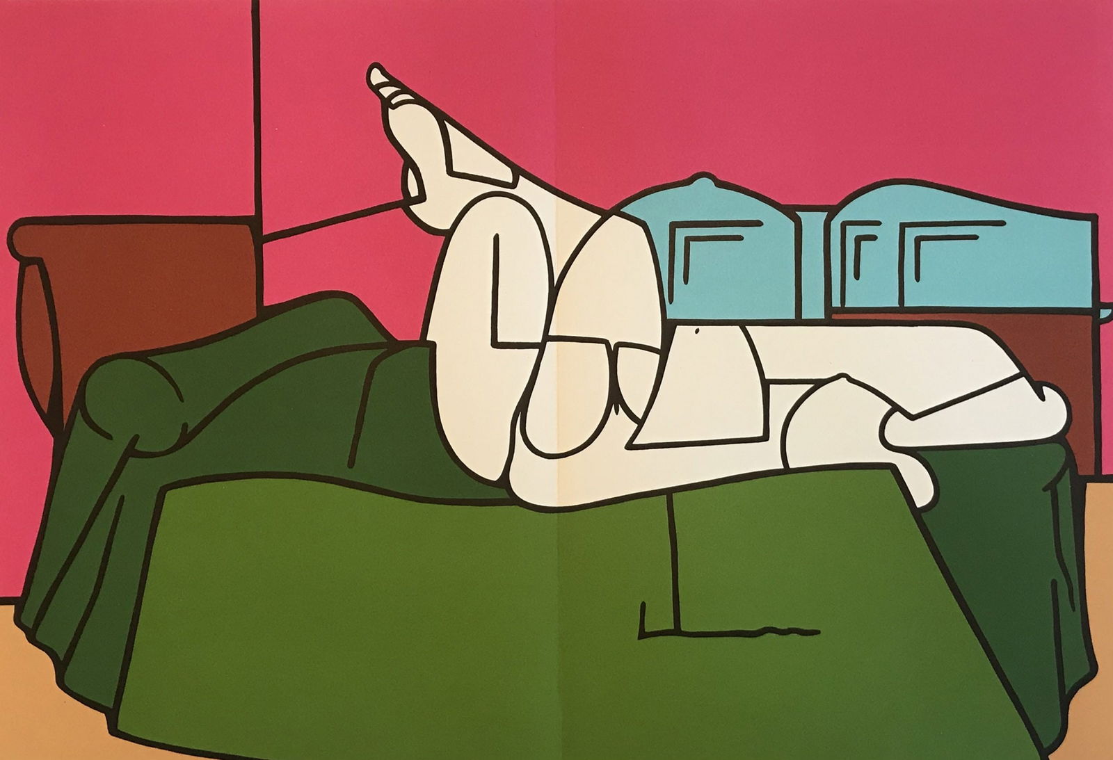 Adami Original Lithograph DM03188d Derriere le Miroir 1970 (1 of 1)