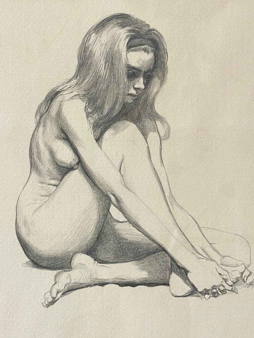 Four Framed Pencil Signed and Numbered Etchings, Finely Framed and Matted (1 of 12)