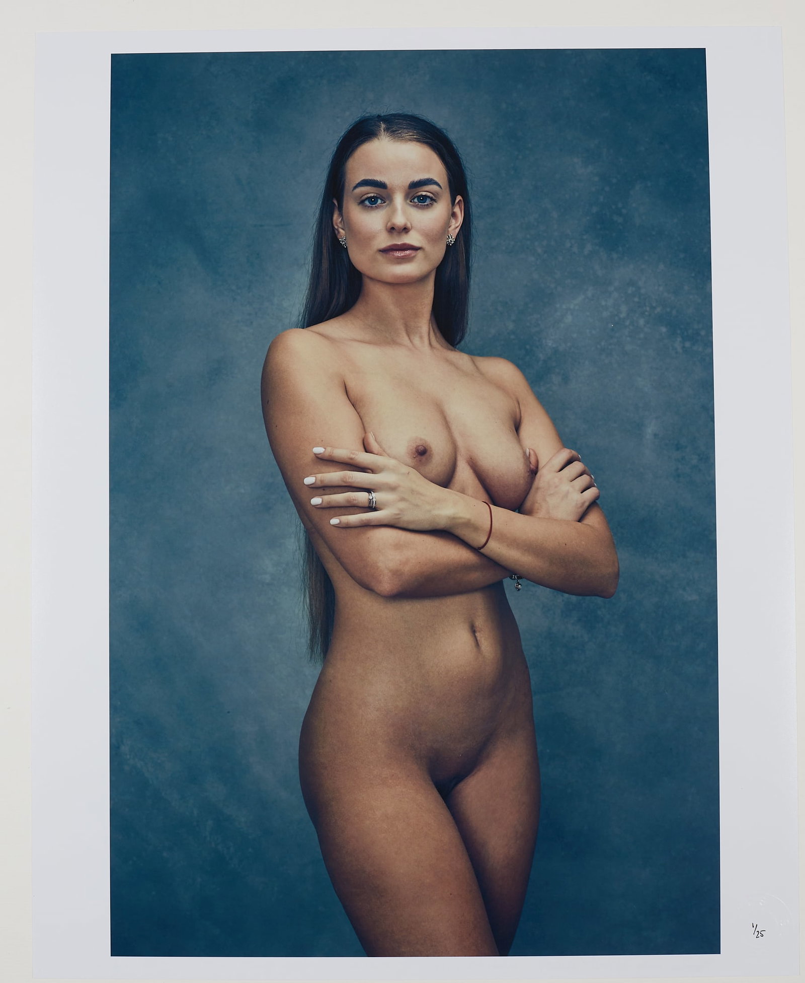 Marrina Portrait: Artist:Spiros Politis(1969-) Title:Marrina Portrait Period:2024 Materials:photography Size: 20" x 16" Description:Lithuanian girl photographed in London. Posted in a hard tube with Royal Mail from the